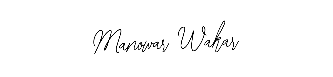 Make a beautiful signature design for name Manowar Wakar. With this signature (Bearetta-2O07w) style, you can create a handwritten signature for free. Manowar Wakar signature style 12 images and pictures png