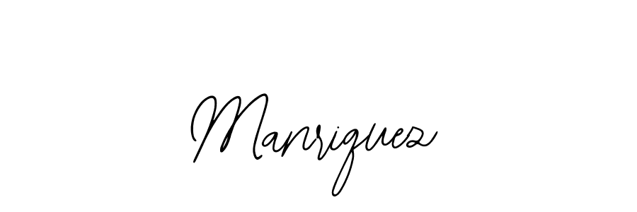 if you are searching for the best signature style for your name Manriquez. so please give up your signature search. here we have designed multiple signature styles  using Bearetta-2O07w. Manriquez signature style 12 images and pictures png