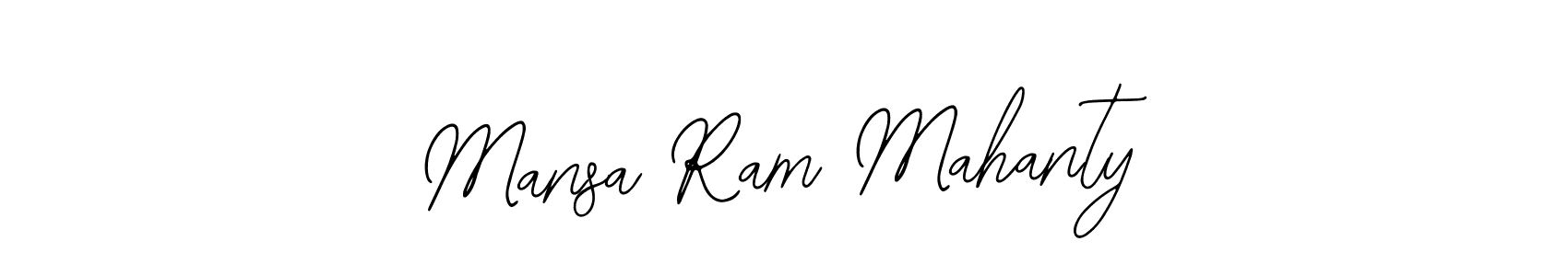 You should practise on your own different ways (Bearetta-2O07w) to write your name (Mansa Ram Mahanty) in signature. don't let someone else do it for you. Mansa Ram Mahanty signature style 12 images and pictures png