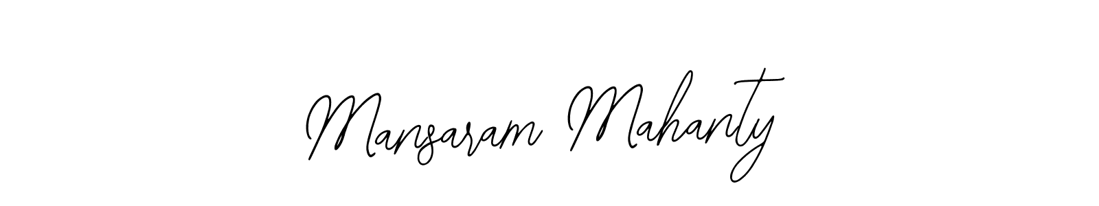 if you are searching for the best signature style for your name Mansaram Mahanty. so please give up your signature search. here we have designed multiple signature styles  using Bearetta-2O07w. Mansaram Mahanty signature style 12 images and pictures png