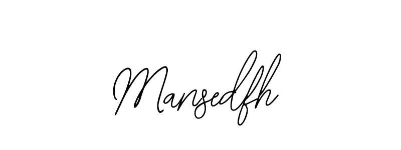 Make a beautiful signature design for name Mansedfh. Use this online signature maker to create a handwritten signature for free. Mansedfh signature style 12 images and pictures png