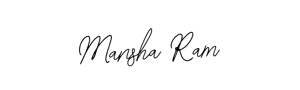Mansha Ram stylish signature style. Best Handwritten Sign (Bearetta-2O07w) for my name. Handwritten Signature Collection Ideas for my name Mansha Ram. Mansha Ram signature style 12 images and pictures png