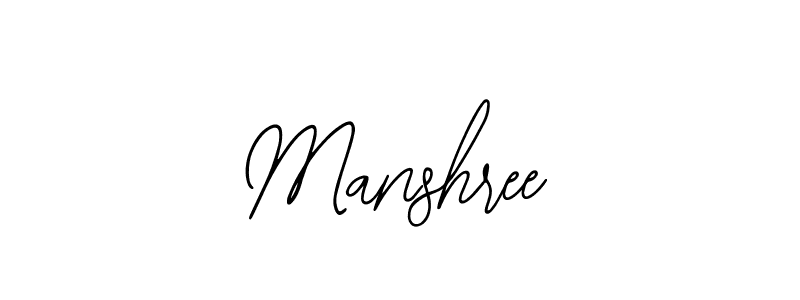 Also we have Manshree name is the best signature style. Create professional handwritten signature collection using Bearetta-2O07w autograph style. Manshree signature style 12 images and pictures png