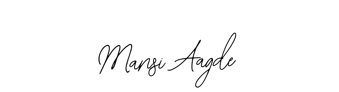 Also You can easily find your signature by using the search form. We will create Mansi Aagde name handwritten signature images for you free of cost using Bearetta-2O07w sign style. Mansi Aagde signature style 12 images and pictures png