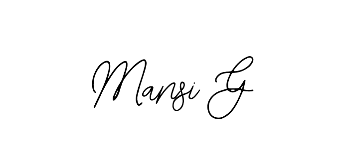 Make a short Mansi G signature style. Manage your documents anywhere anytime using Bearetta-2O07w. Create and add eSignatures, submit forms, share and send files easily. Mansi G signature style 12 images and pictures png