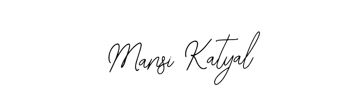 How to Draw Mansi Katyal signature style? Bearetta-2O07w is a latest design signature styles for name Mansi Katyal. Mansi Katyal signature style 12 images and pictures png