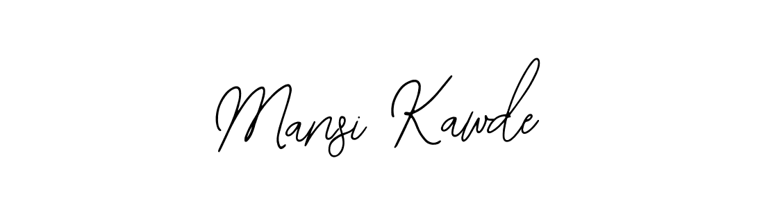 How to make Mansi Kawde signature? Bearetta-2O07w is a professional autograph style. Create handwritten signature for Mansi Kawde name. Mansi Kawde signature style 12 images and pictures png