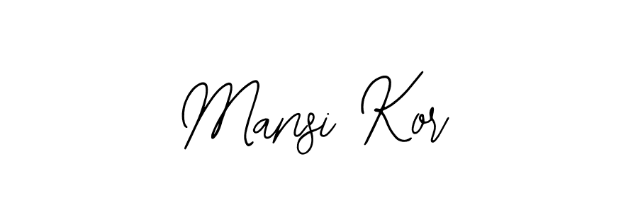 Design your own signature with our free online signature maker. With this signature software, you can create a handwritten (Bearetta-2O07w) signature for name Mansi Kor. Mansi Kor signature style 12 images and pictures png