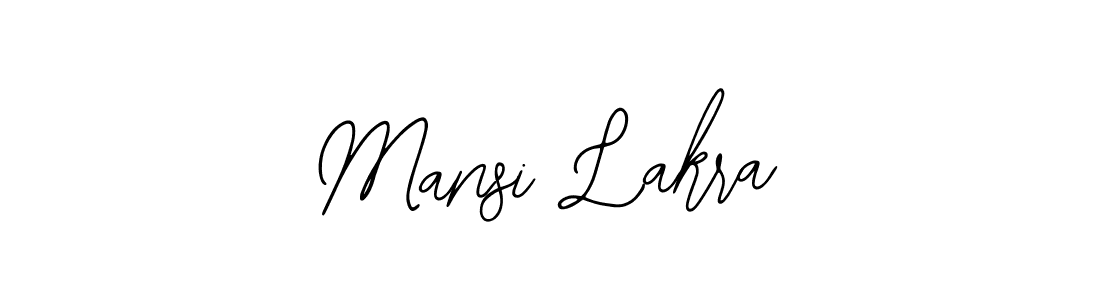 It looks lik you need a new signature style for name Mansi Lakra. Design unique handwritten (Bearetta-2O07w) signature with our free signature maker in just a few clicks. Mansi Lakra signature style 12 images and pictures png