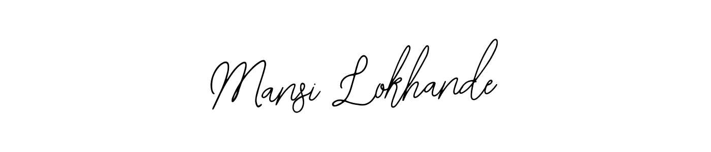 This is the best signature style for the Mansi Lokhande name. Also you like these signature font (Bearetta-2O07w). Mix name signature. Mansi Lokhande signature style 12 images and pictures png