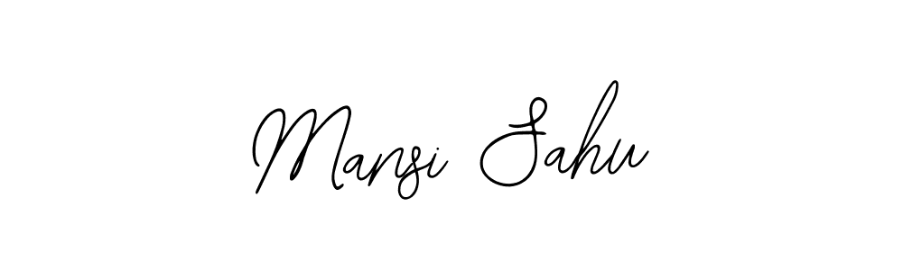 Bearetta-2O07w is a professional signature style that is perfect for those who want to add a touch of class to their signature. It is also a great choice for those who want to make their signature more unique. Get Mansi Sahu name to fancy signature for free. Mansi Sahu signature style 12 images and pictures png