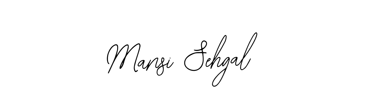 Mansi Sehgal stylish signature style. Best Handwritten Sign (Bearetta-2O07w) for my name. Handwritten Signature Collection Ideas for my name Mansi Sehgal. Mansi Sehgal signature style 12 images and pictures png