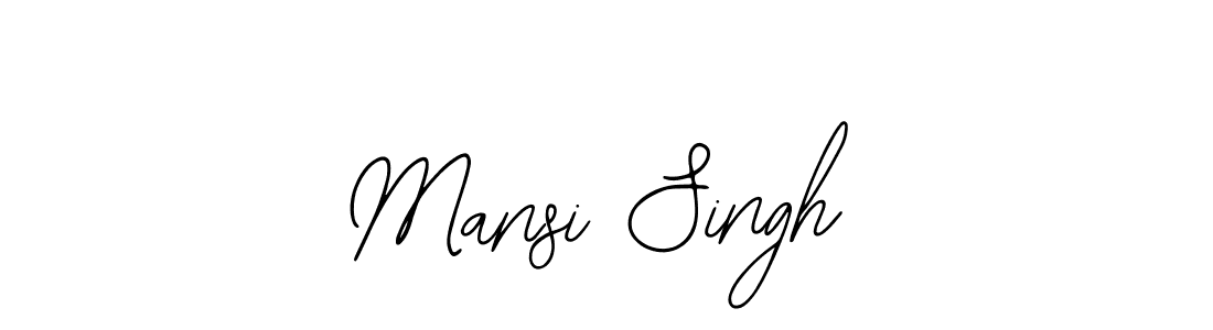 How to make Mansi Singh signature? Bearetta-2O07w is a professional autograph style. Create handwritten signature for Mansi Singh name. Mansi Singh signature style 12 images and pictures png