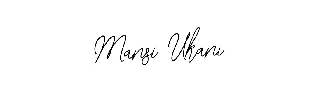Best and Professional Signature Style for Mansi Ukani. Bearetta-2O07w Best Signature Style Collection. Mansi Ukani signature style 12 images and pictures png