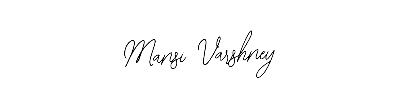 Also we have Mansi Varshney name is the best signature style. Create professional handwritten signature collection using Bearetta-2O07w autograph style. Mansi Varshney signature style 12 images and pictures png