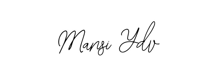 Use a signature maker to create a handwritten signature online. With this signature software, you can design (Bearetta-2O07w) your own signature for name Mansi Ydv. Mansi Ydv signature style 12 images and pictures png