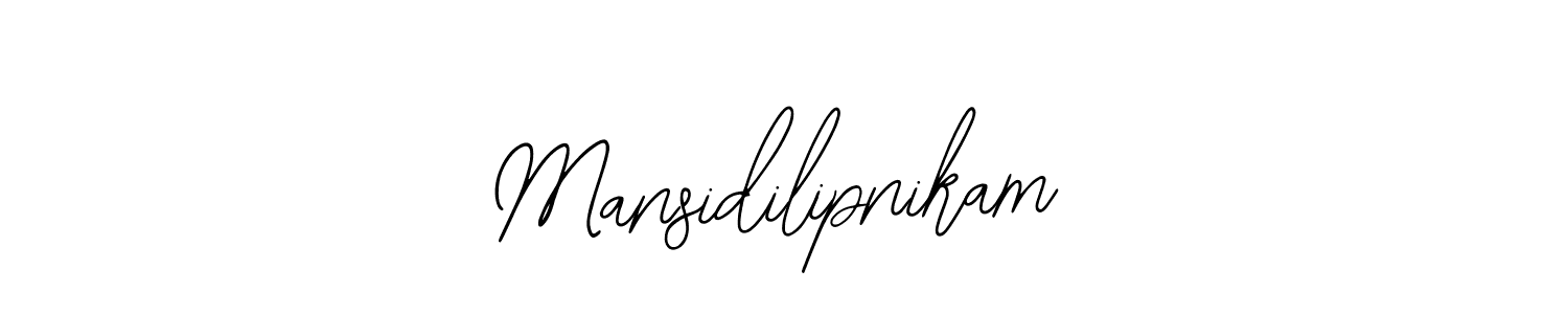 Similarly Bearetta-2O07w is the best handwritten signature design. Signature creator online .You can use it as an online autograph creator for name Mansidilipnikam. Mansidilipnikam signature style 12 images and pictures png