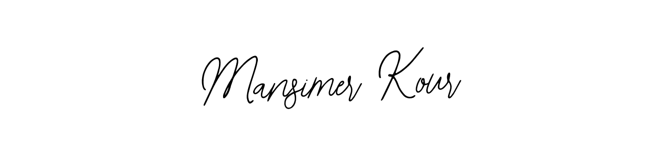Make a beautiful signature design for name Mansimer Kour. With this signature (Bearetta-2O07w) style, you can create a handwritten signature for free. Mansimer Kour signature style 12 images and pictures png