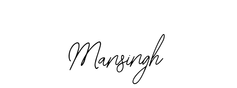 Design your own signature with our free online signature maker. With this signature software, you can create a handwritten (Bearetta-2O07w) signature for name Mansingh. Mansingh signature style 12 images and pictures png