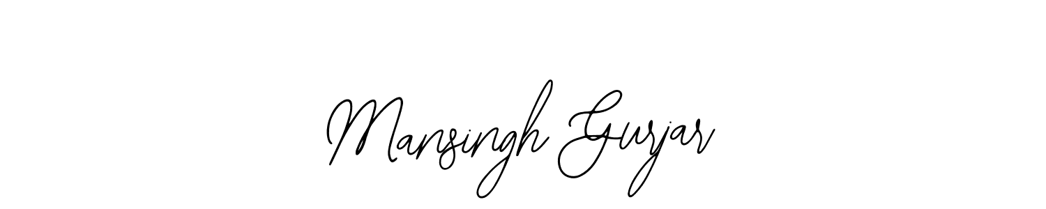 Mansingh Gurjar stylish signature style. Best Handwritten Sign (Bearetta-2O07w) for my name. Handwritten Signature Collection Ideas for my name Mansingh Gurjar. Mansingh Gurjar signature style 12 images and pictures png