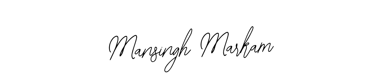 Also You can easily find your signature by using the search form. We will create Mansingh Markam name handwritten signature images for you free of cost using Bearetta-2O07w sign style. Mansingh Markam signature style 12 images and pictures png