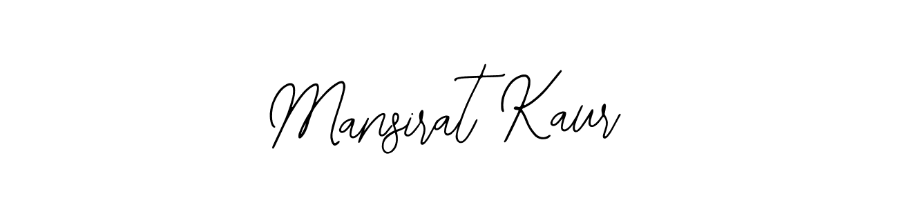You should practise on your own different ways (Bearetta-2O07w) to write your name (Mansirat Kaur) in signature. don't let someone else do it for you. Mansirat Kaur signature style 12 images and pictures png