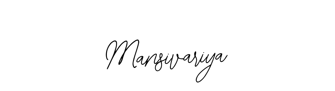 Bearetta-2O07w is a professional signature style that is perfect for those who want to add a touch of class to their signature. It is also a great choice for those who want to make their signature more unique. Get Mansivariya name to fancy signature for free. Mansivariya signature style 12 images and pictures png