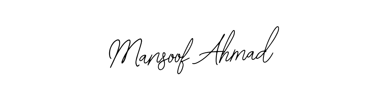 See photos of Mansoof Ahmad official signature by Spectra . Check more albums & portfolios. Read reviews & check more about Bearetta-2O07w font. Mansoof Ahmad signature style 12 images and pictures png