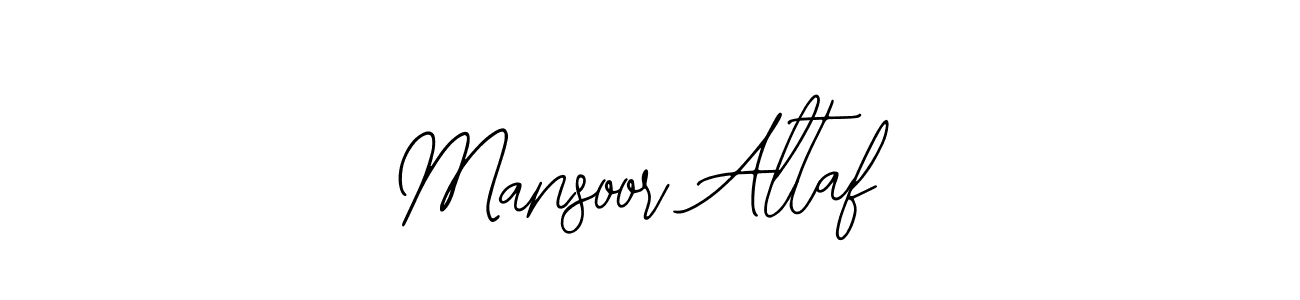 The best way (Bearetta-2O07w) to make a short signature is to pick only two or three words in your name. The name Mansoor Altaf include a total of six letters. For converting this name. Mansoor Altaf signature style 12 images and pictures png