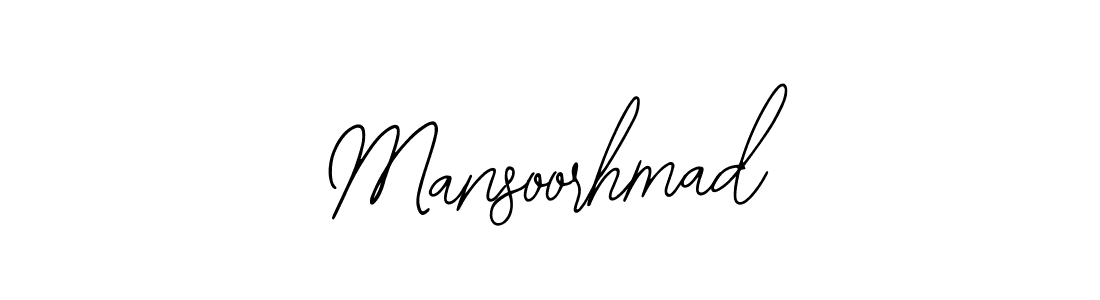 Mansoorhmad stylish signature style. Best Handwritten Sign (Bearetta-2O07w) for my name. Handwritten Signature Collection Ideas for my name Mansoorhmad. Mansoorhmad signature style 12 images and pictures png