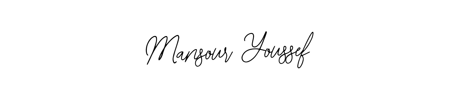 Mansour Youssef stylish signature style. Best Handwritten Sign (Bearetta-2O07w) for my name. Handwritten Signature Collection Ideas for my name Mansour Youssef. Mansour Youssef signature style 12 images and pictures png