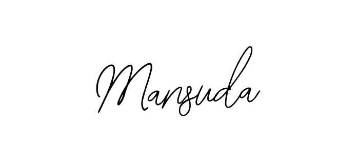 Also we have Mansuda name is the best signature style. Create professional handwritten signature collection using Bearetta-2O07w autograph style. Mansuda signature style 12 images and pictures png