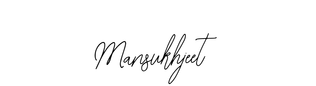 Mansukhjeet stylish signature style. Best Handwritten Sign (Bearetta-2O07w) for my name. Handwritten Signature Collection Ideas for my name Mansukhjeet. Mansukhjeet signature style 12 images and pictures png