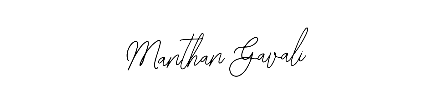 Create a beautiful signature design for name Manthan Gavali. With this signature (Bearetta-2O07w) fonts, you can make a handwritten signature for free. Manthan Gavali signature style 12 images and pictures png