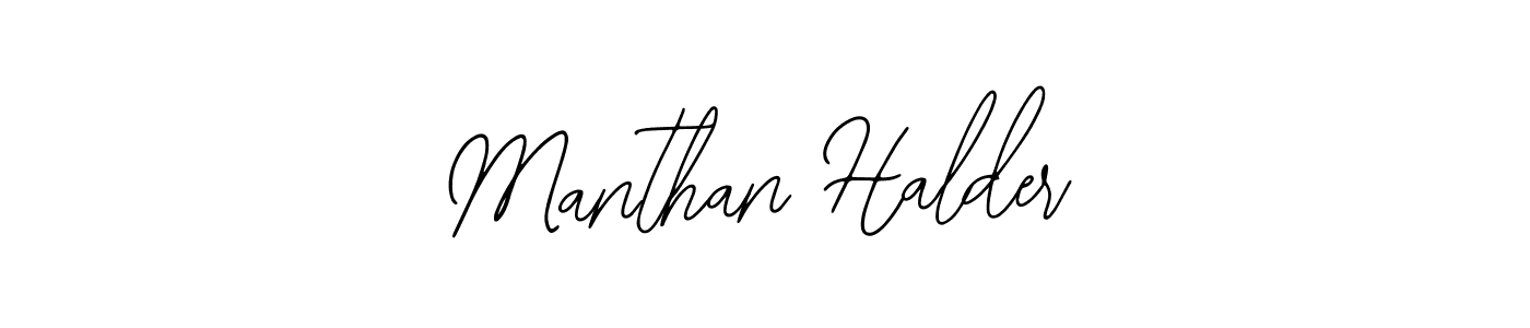 Create a beautiful signature design for name Manthan Halder. With this signature (Bearetta-2O07w) fonts, you can make a handwritten signature for free. Manthan Halder signature style 12 images and pictures png