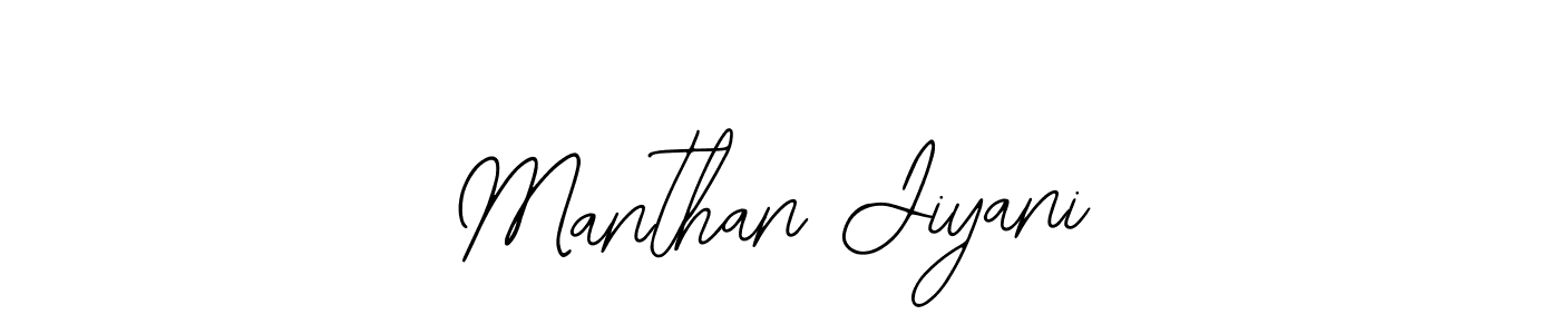 if you are searching for the best signature style for your name Manthan Jiyani. so please give up your signature search. here we have designed multiple signature styles  using Bearetta-2O07w. Manthan Jiyani signature style 12 images and pictures png