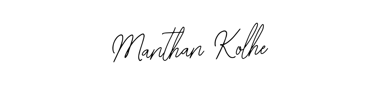 if you are searching for the best signature style for your name Manthan Kolhe. so please give up your signature search. here we have designed multiple signature styles  using Bearetta-2O07w. Manthan Kolhe signature style 12 images and pictures png