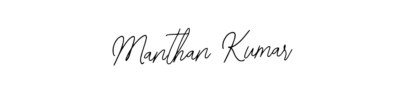 Also we have Manthan Kumar name is the best signature style. Create professional handwritten signature collection using Bearetta-2O07w autograph style. Manthan Kumar signature style 12 images and pictures png