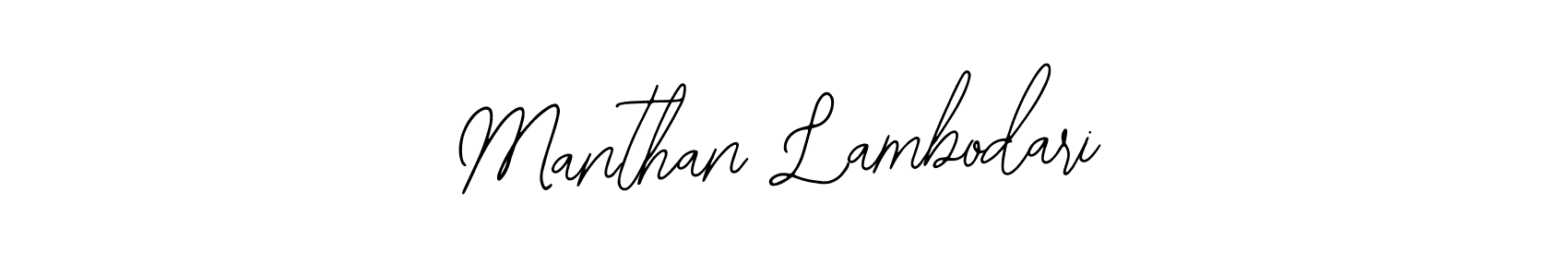 Here are the top 10 professional signature styles for the name Manthan Lambodari. These are the best autograph styles you can use for your name. Manthan Lambodari signature style 12 images and pictures png