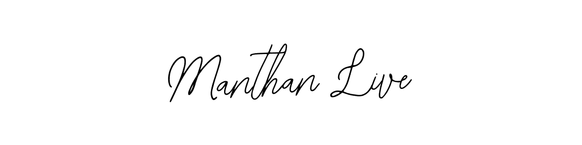 Once you've used our free online signature maker to create your best signature Bearetta-2O07w style, it's time to enjoy all of the benefits that Manthan Live name signing documents. Manthan Live signature style 12 images and pictures png