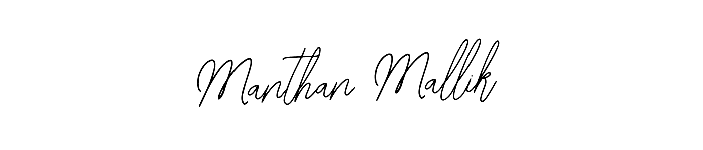 Manthan Mallik stylish signature style. Best Handwritten Sign (Bearetta-2O07w) for my name. Handwritten Signature Collection Ideas for my name Manthan Mallik. Manthan Mallik signature style 12 images and pictures png