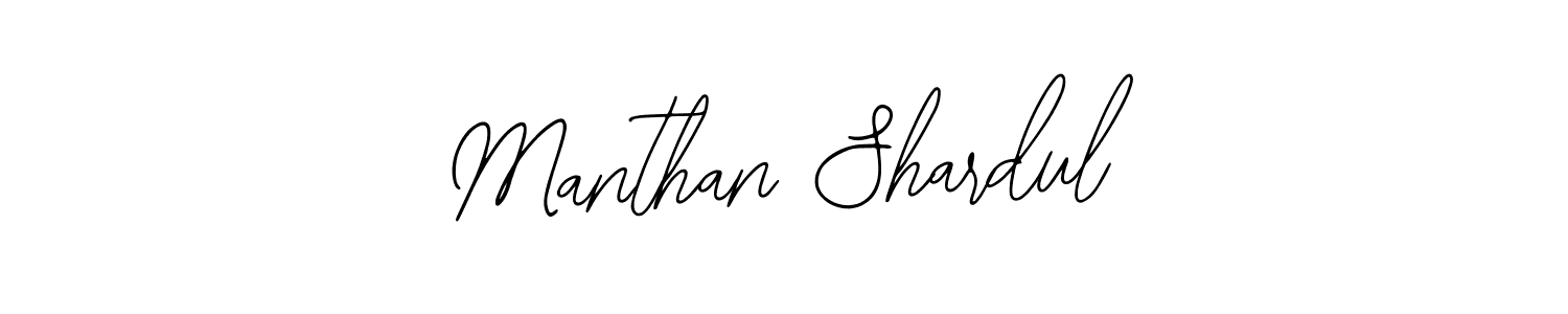 Design your own signature with our free online signature maker. With this signature software, you can create a handwritten (Bearetta-2O07w) signature for name Manthan Shardul. Manthan Shardul signature style 12 images and pictures png