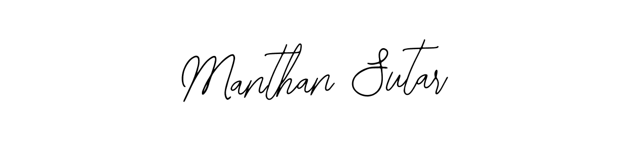 How to Draw Manthan Sutar signature style? Bearetta-2O07w is a latest design signature styles for name Manthan Sutar. Manthan Sutar signature style 12 images and pictures png