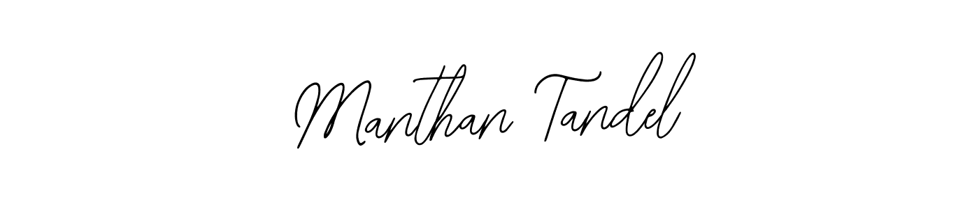 Create a beautiful signature design for name Manthan Tandel. With this signature (Bearetta-2O07w) fonts, you can make a handwritten signature for free. Manthan Tandel signature style 12 images and pictures png