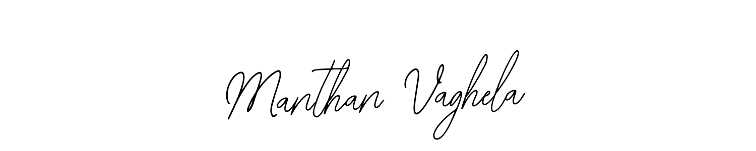 The best way (Bearetta-2O07w) to make a short signature is to pick only two or three words in your name. The name Manthan Vaghela include a total of six letters. For converting this name. Manthan Vaghela signature style 12 images and pictures png