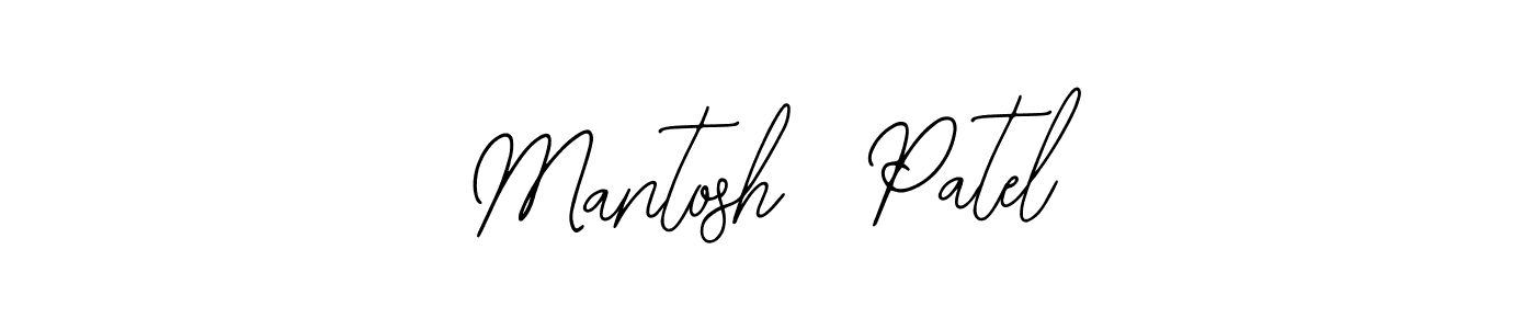 if you are searching for the best signature style for your name Mantosh  Patel. so please give up your signature search. here we have designed multiple signature styles  using Bearetta-2O07w. Mantosh  Patel signature style 12 images and pictures png