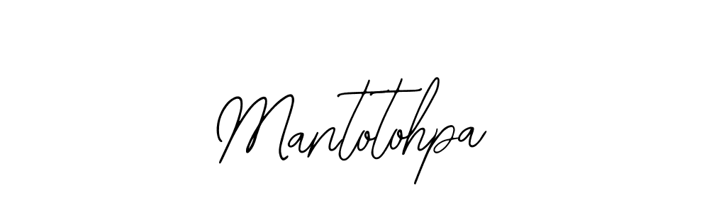 Use a signature maker to create a handwritten signature online. With this signature software, you can design (Bearetta-2O07w) your own signature for name Mantotohpa. Mantotohpa signature style 12 images and pictures png