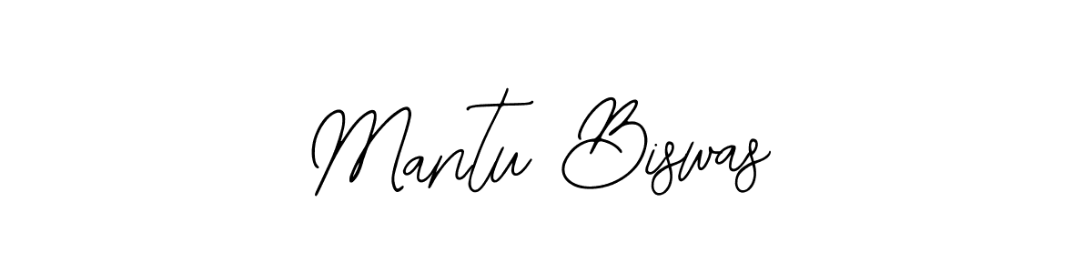 You should practise on your own different ways (Bearetta-2O07w) to write your name (Mantu Biswas) in signature. don't let someone else do it for you. Mantu Biswas signature style 12 images and pictures png