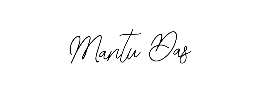 You should practise on your own different ways (Bearetta-2O07w) to write your name (Mantu Das) in signature. don't let someone else do it for you. Mantu Das signature style 12 images and pictures png