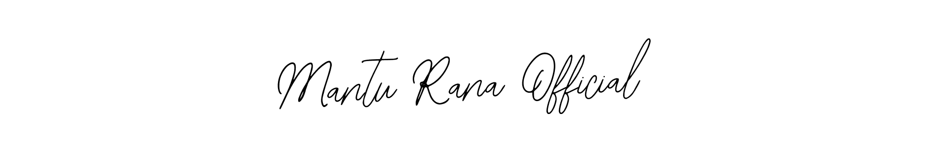 Create a beautiful signature design for name Mantu Rana Official. With this signature (Bearetta-2O07w) fonts, you can make a handwritten signature for free. Mantu Rana Official signature style 12 images and pictures png